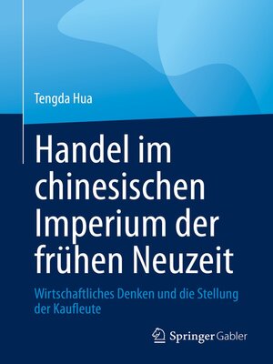 cover image of Handel im chinesischen Imperium der frühen Neuzeit